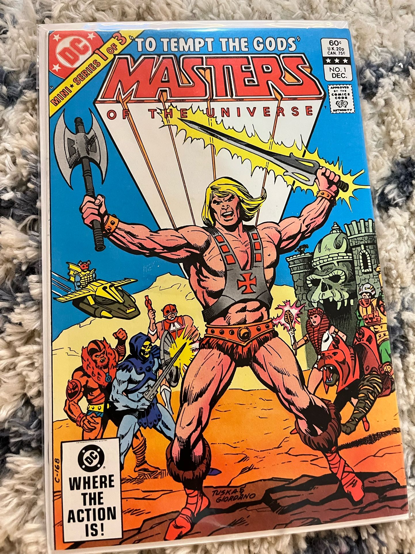 DC Comics Masters of the Universe #1 1982 High Grade 1st Appearance