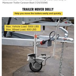Trailer Dolly 12 Volt 5000lb Capacity Vevor