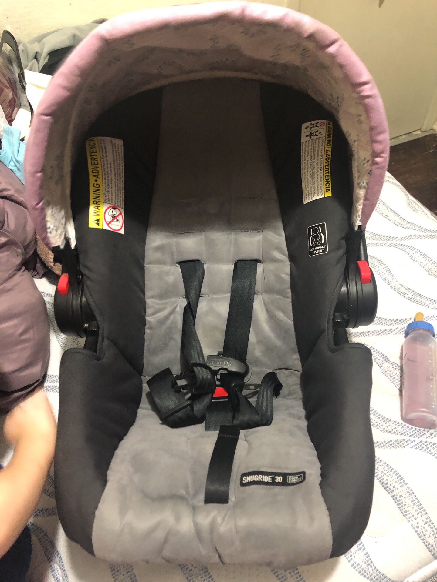 Infant car seat with stroller