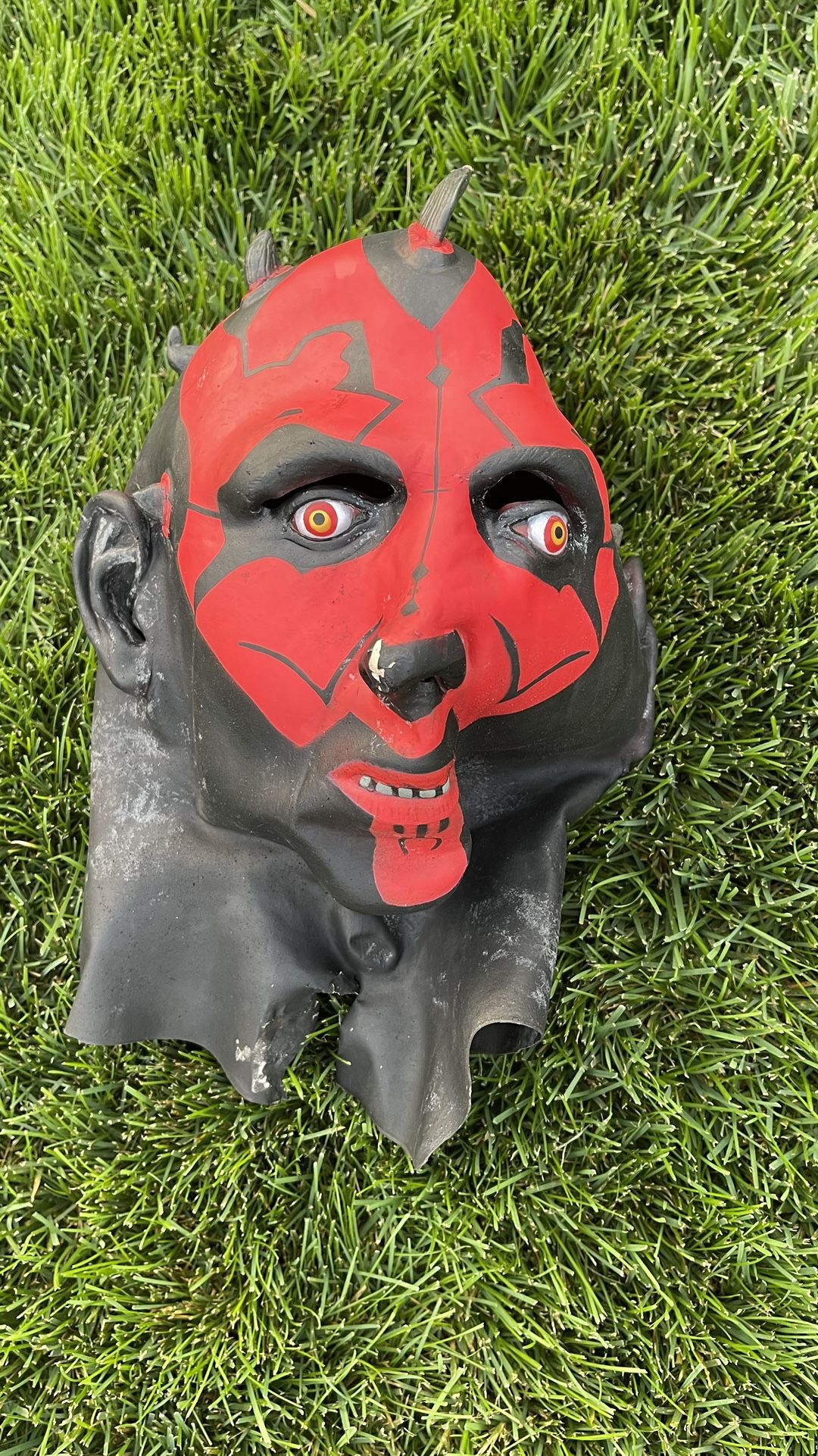Darth Maul Mask Star Wars Full Head Halloween Costume