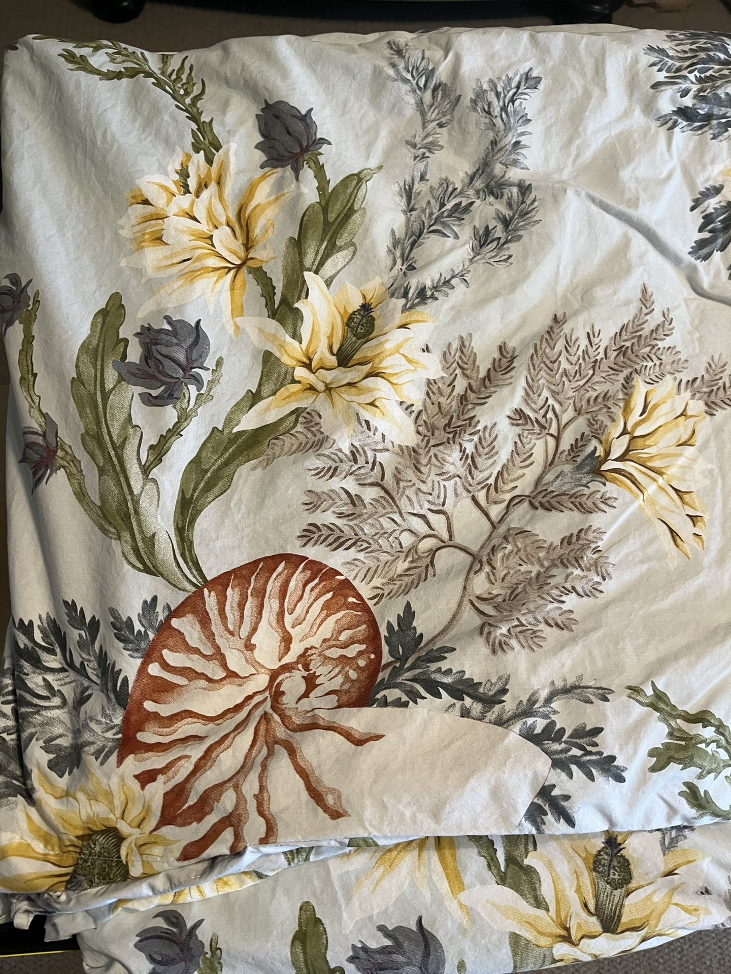Pottery Barn King Size Duvet And Shams
