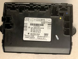 2008 Mercedes S550 Rh Front And Rear Door Module