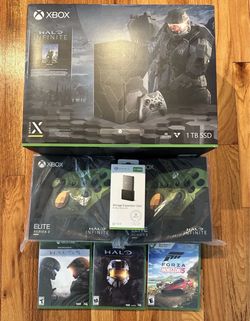 🔥🔥MICROSOFT XBOX SERIES  X HALO INFINITE LIMITED EDITION BUNDLE! BRAND NEW SEALED!