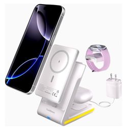 Wireless Charger 5 in 1 Magnetic Charging Station 