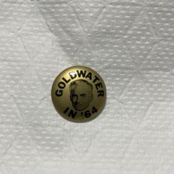 Goldwater In ‘64 Republican Political Party Campaign Pin