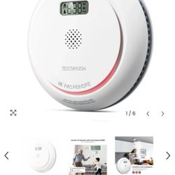 Combo smoke & carbon monoxide alarm 