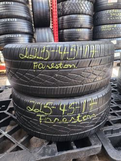 225 45R 17 USED TIRES FIRESTONE 2254517 USED TIRES (PAIR) MOUNT BALANCE INCLUDED