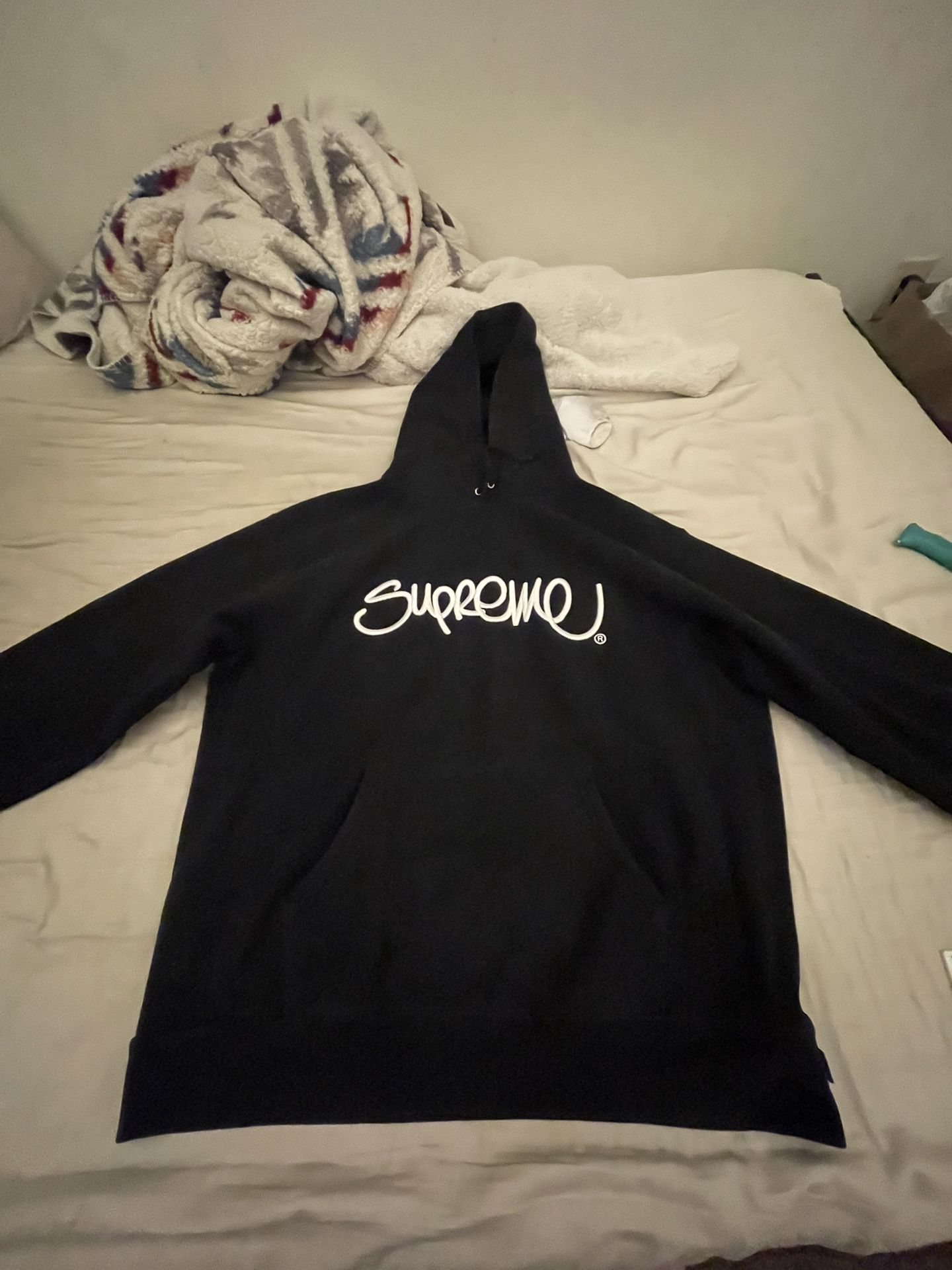 Supreme Hoodie + Purple Jeans