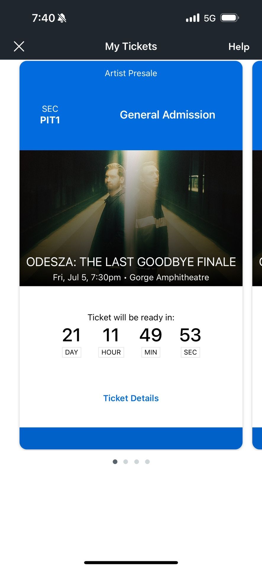 Odeza Tickets : The Gorge Washington