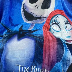 Nightmare Before Christmas Blanket Size 60 X50
