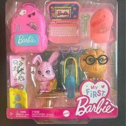 new sealed my first barbie accessories set