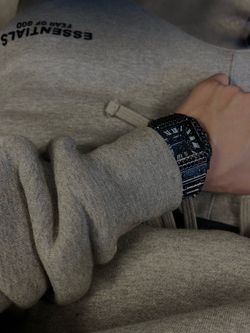 Cartier black diamond moissanite watch comes with extra links