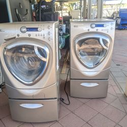 GE washer and dryer