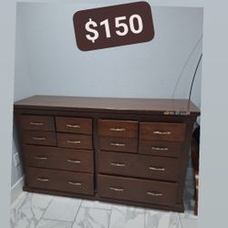 Large Wooden Dresser 