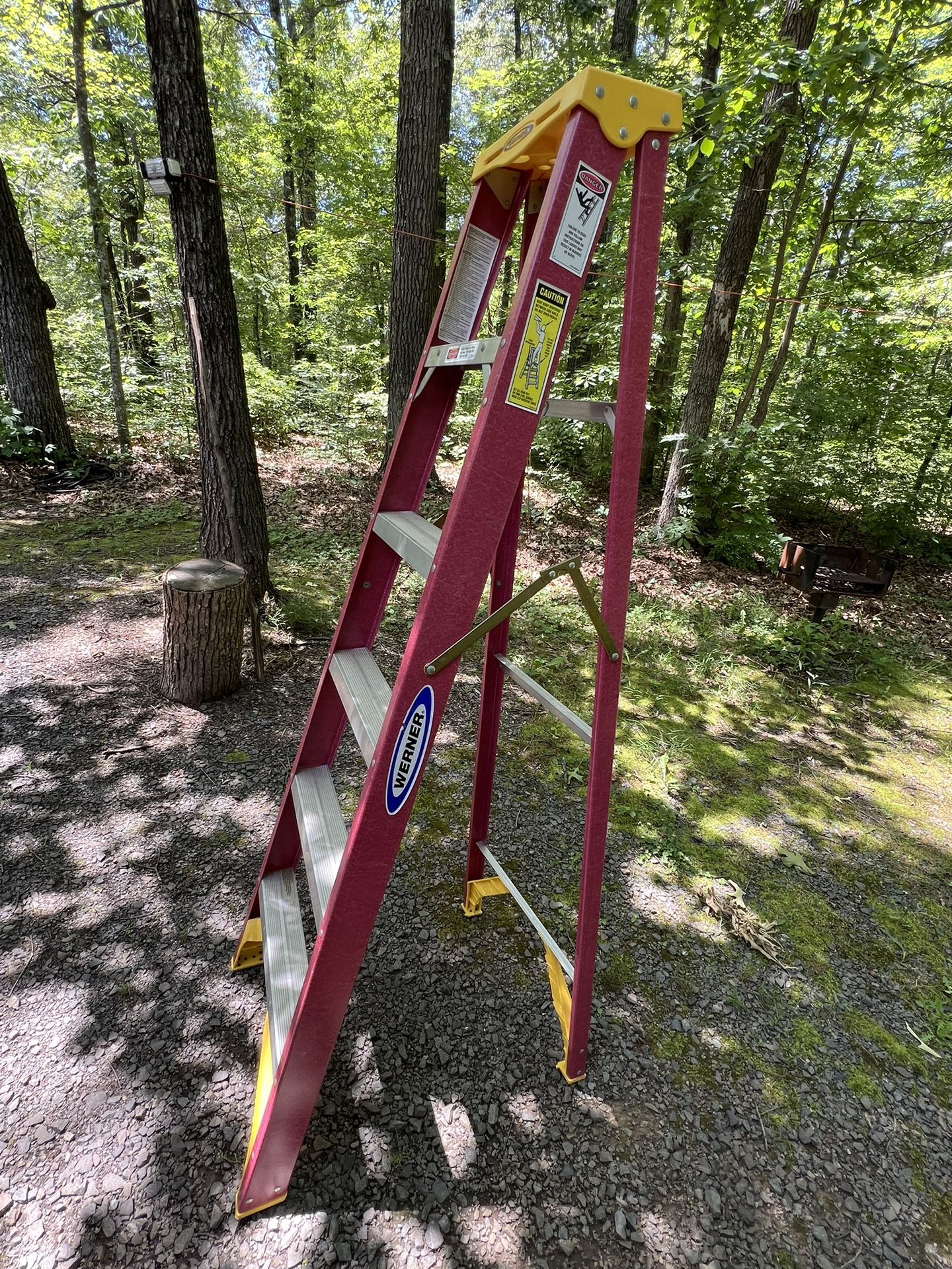 Warner fiberglass Ladder 
