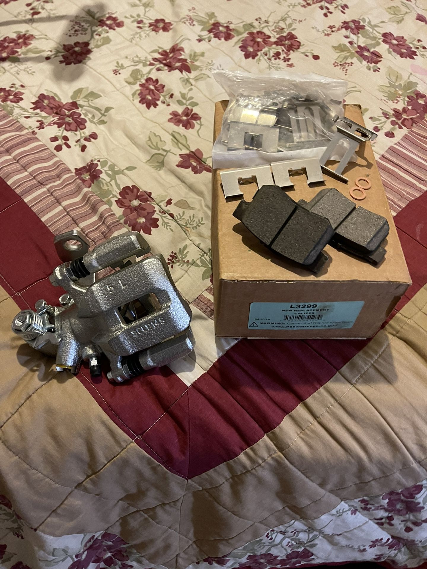 Brand New 2006 Honda Civic EX Rear Passenger Brake Caliper, Pads & All Clips & Line Washers, Brake Rotor & 2 Spark Plugs!