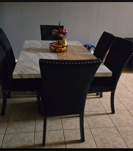 Table And 6 Chairs
