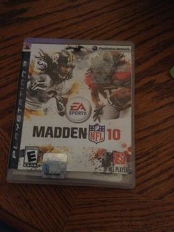 PS3 madden nfl 10