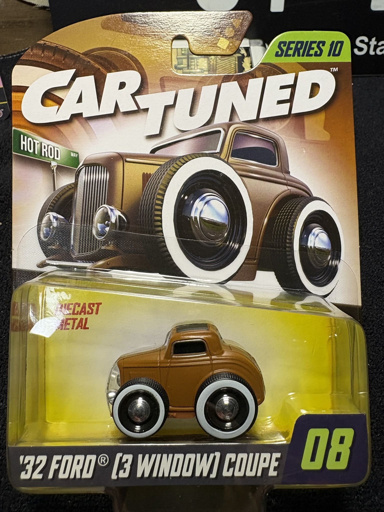 Car Tuned Series 10 Hot Rod Way ‘32 Ford (3 Window) Coupe #08 Brown 2026 Release