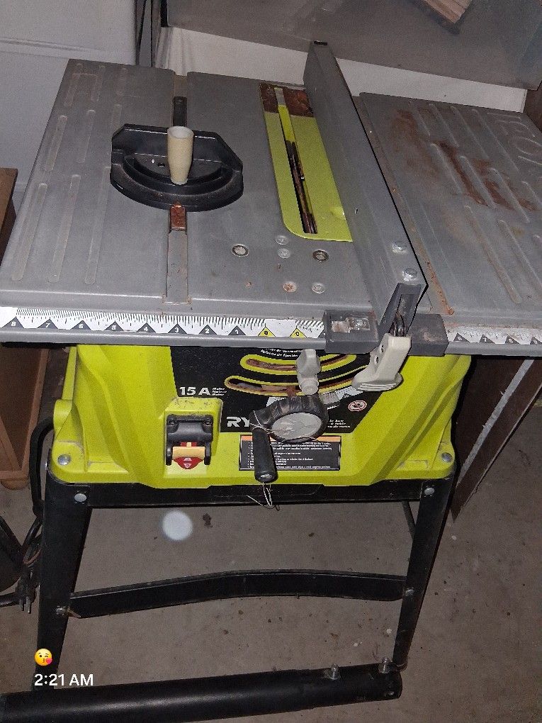 Ryobi Table Saw 15 A