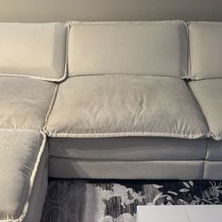 Couch and Ottoman Set