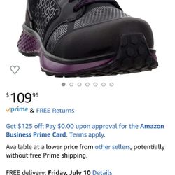 Timberland PRO Womens Reaxion Composite Safety Toe Casual Work & Safety Shoes, Black, 9