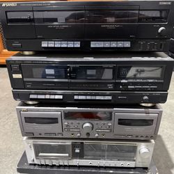 4 - Cassette Tape Decks - Parts/Repair