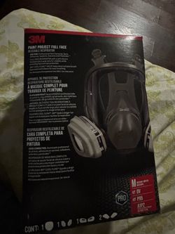 3M™ Full Face Paint Project Respirator, Medium