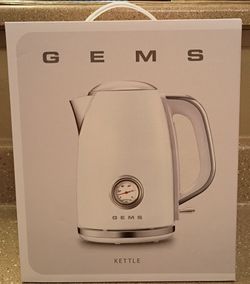 New- G E M S 50's Vintage Design Kettle