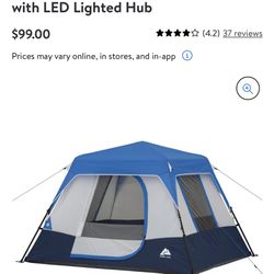 Tent Instan 4 Person Ozark Trail