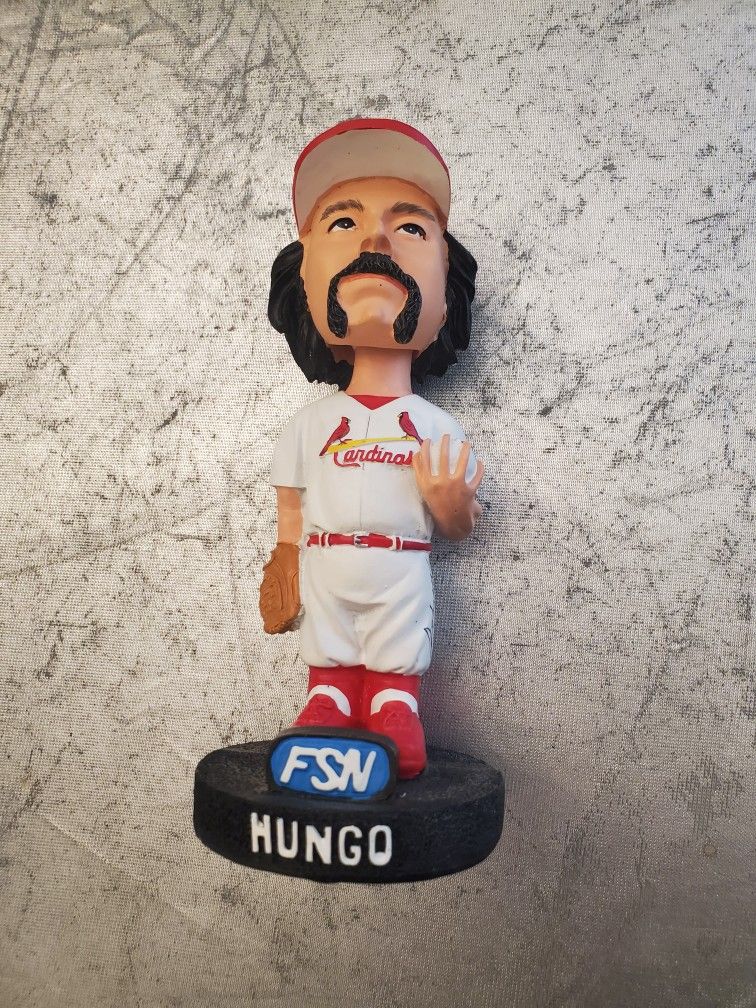Al "The Mad Hungarian" Hrabosky St. Louis Cardinals baseball Signed RARE HUNGO Bobblehead