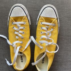 Converse Yellow Sneakers 7.5