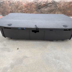 2004-2009 Toyota Prius Cargo Tool Box + Trunk Floor Lid Mat Spare Tire Cover Carpet Grey OEM