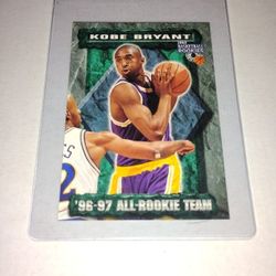 Rare Old 1997 Kobe Bryant All-Rookie Team Basketball Card #83 - Perfect Condition 