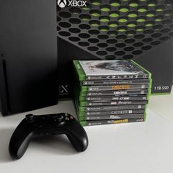Xbox series x bundle 1tb with games
