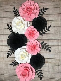 Floral decoration...paper flowers