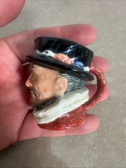 Miniature Toby Character Face Jug