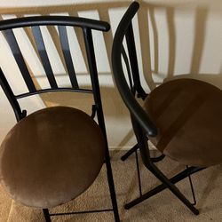 Folding Bar Stools 