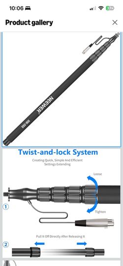 Neewer mic  boom