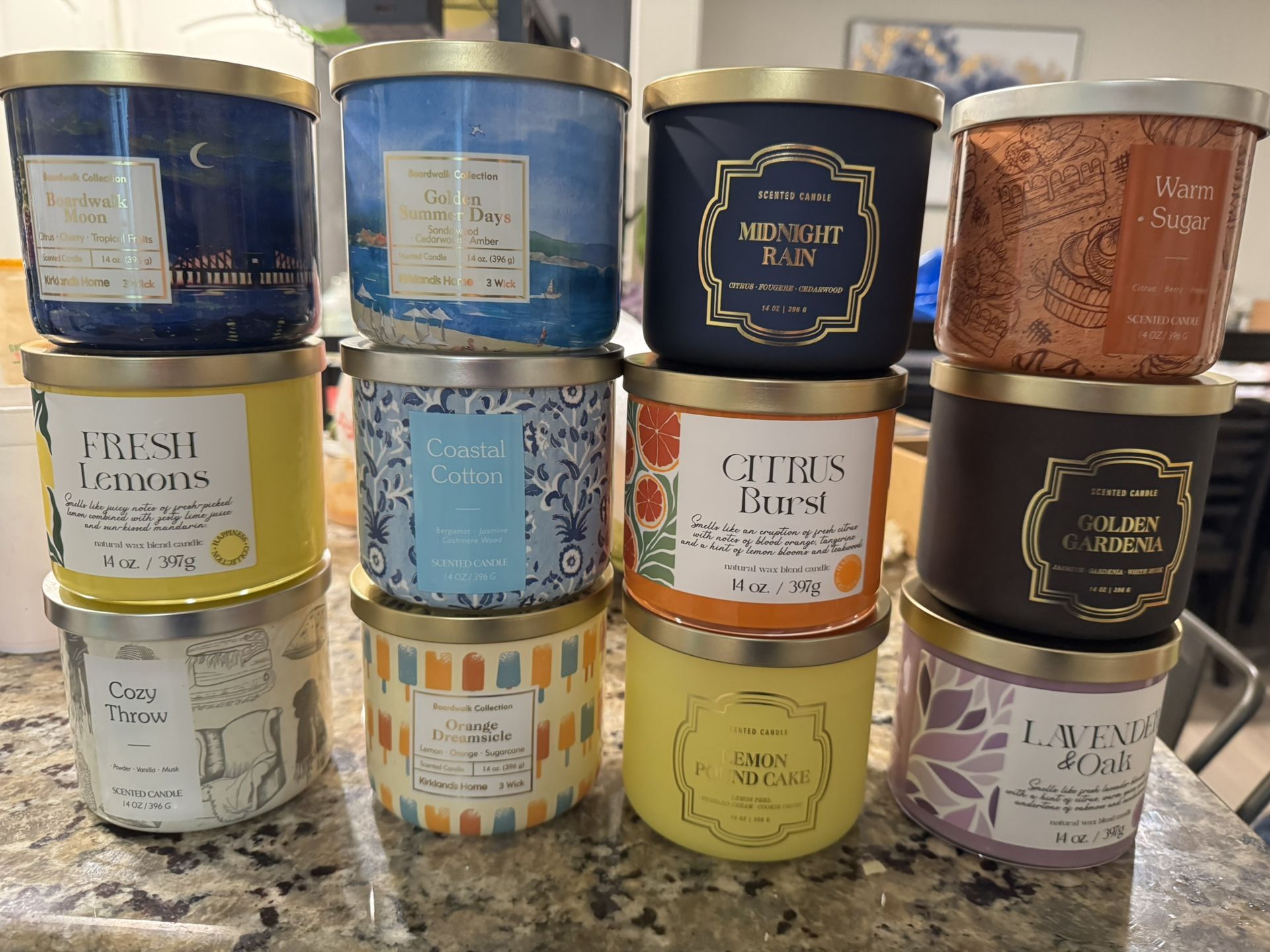 Kirkland’s 3-Wick 14oz Candles