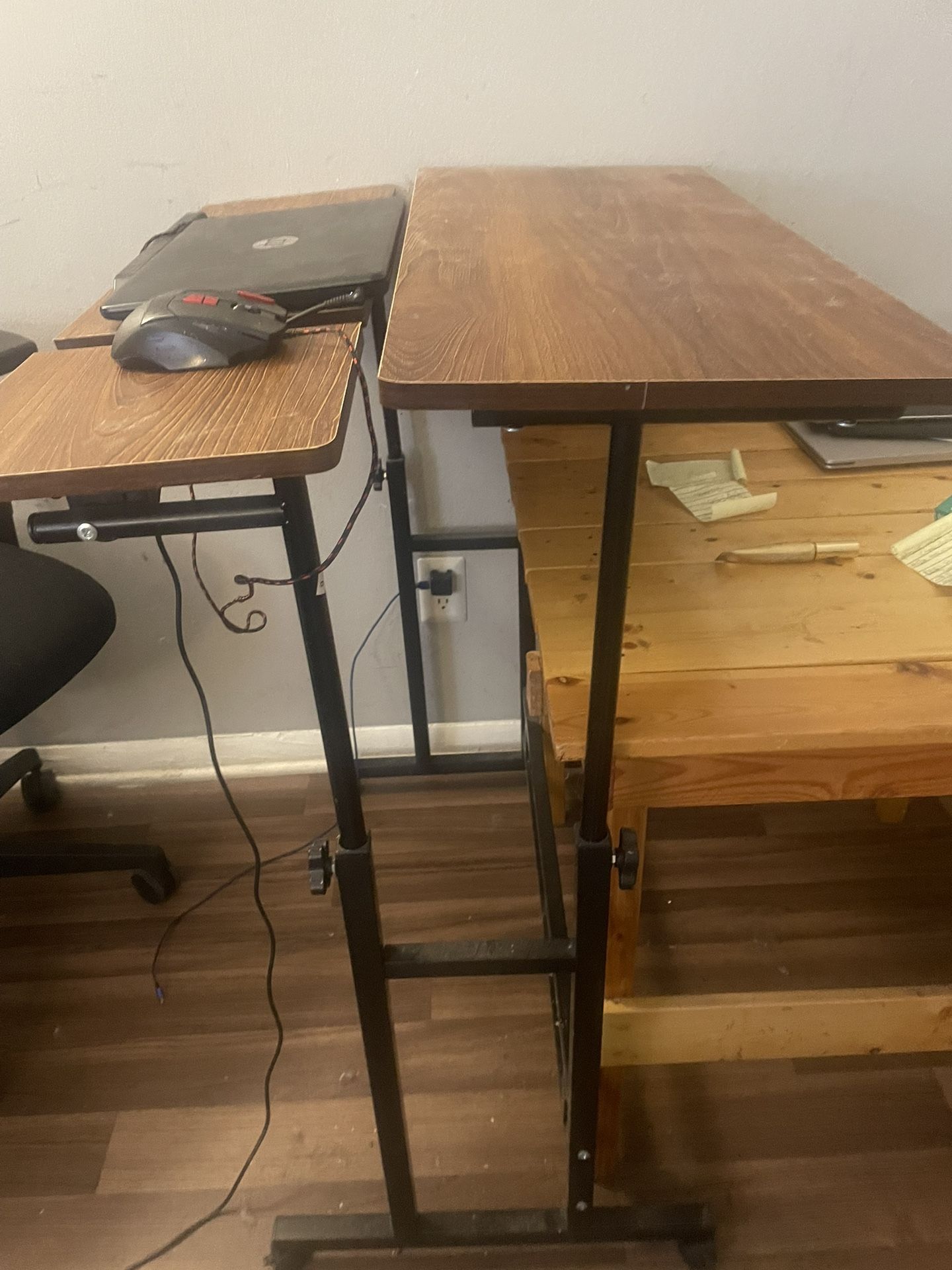 Stand-up Desk And Queen Bedframe