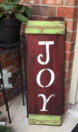 Handcrafted wood signs