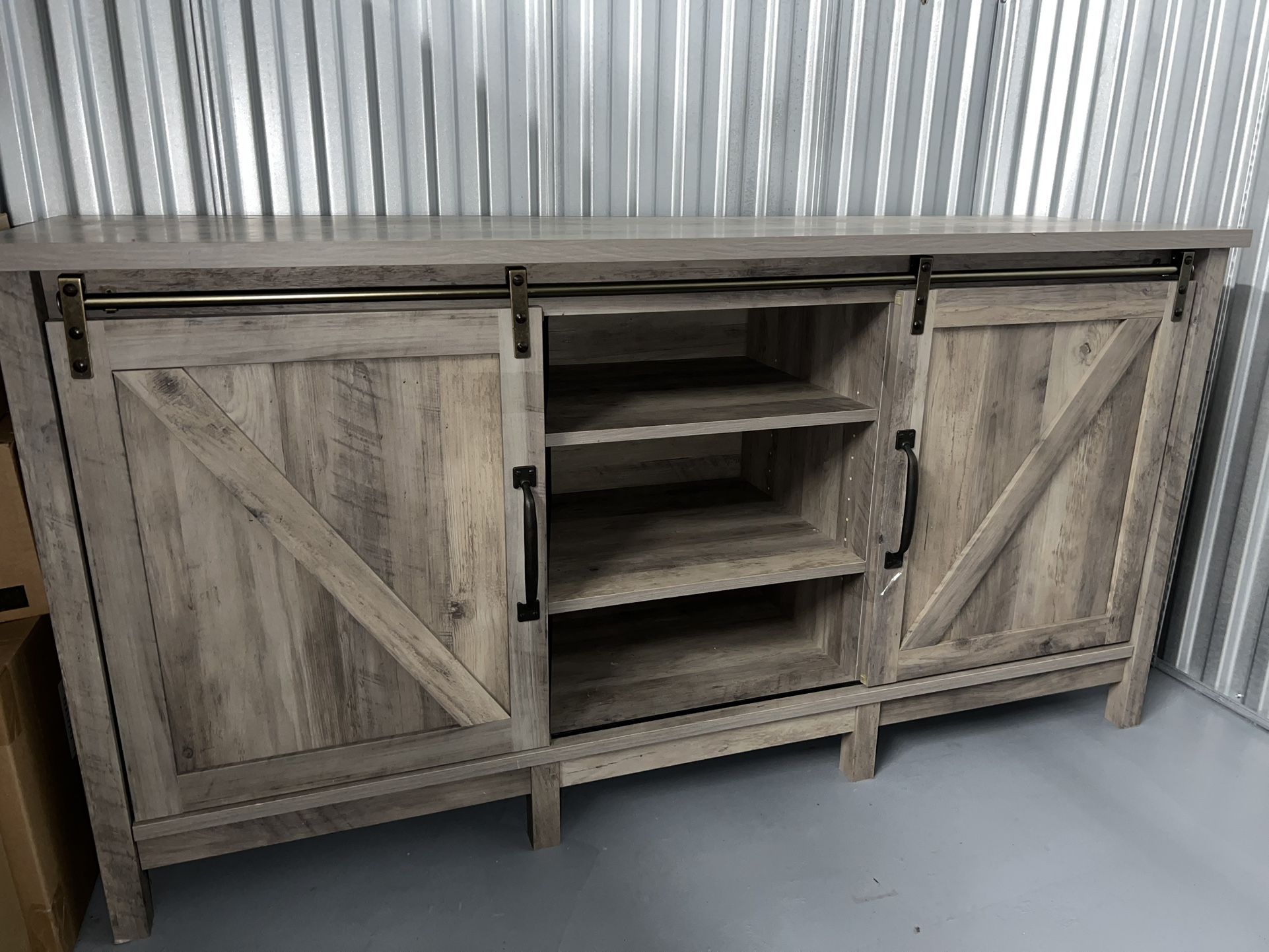 Sliding Barn Door Cabinet