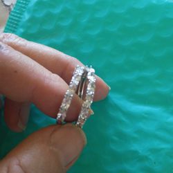 925 Sterling Silver With Cubic Zircon Small Hoop Earrings