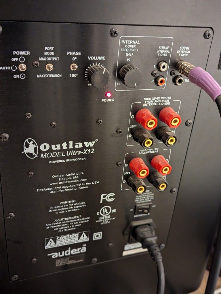 Outlaw Audio Ultra-x12 Subwoofer