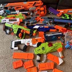 Nerf Guns $1 and Up. 