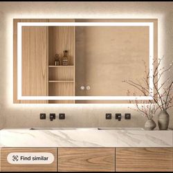 LED BATHROOM MIRROR VANITY