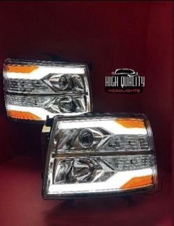 Chevy Silverado 2007. 2013 headlights.
