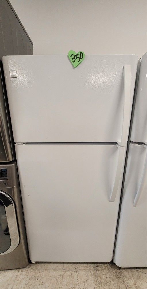 Top Freezer Refrigerator Used In Good Condition With 90days Warranty From $325 Up To $375