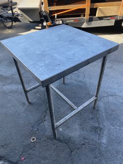 NSF STAINLESS PREP TABLE $75